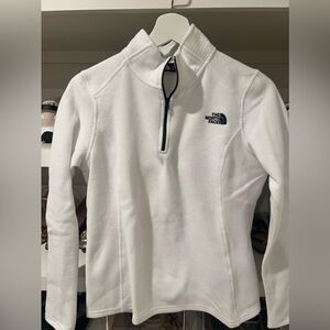 North Face 3/4 zip up.  Super soft.  Used but good condition